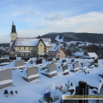 Zima w Kaplicy Na Brzegu w Kasinie Wielkiej